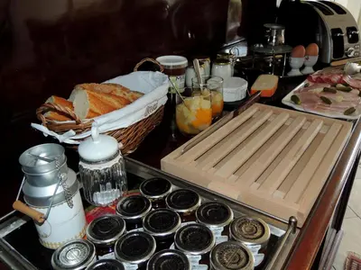 Nourriture dans le B&B/chambre d'hôtes ou à proximité