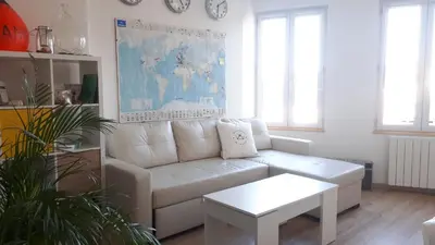Coin salon dans l'établissement Appartement dernier étage Hyper Centre