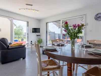 Coin salon dans l'établissement Holiday Home Chalmeignes by Interhome