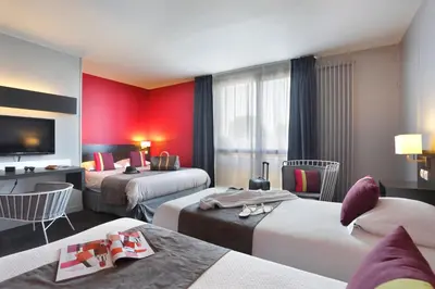Un ou plusieurs lits dans un hébergement de l'établissement Altos Hotel & Spa