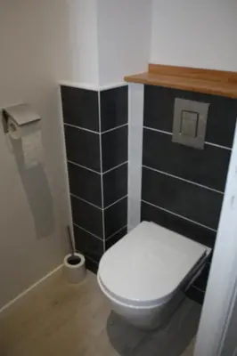 Salle de bains dans l'établissement L'ALBATROS