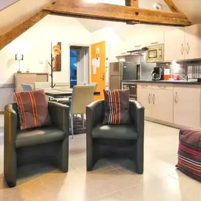 Appartement charmant à La Ferrière-aux-Étangs avec jacuzzi - 42 m²