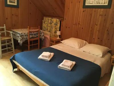 Un ou plusieurs lits dans un hébergement de l'établissement villa Canthar