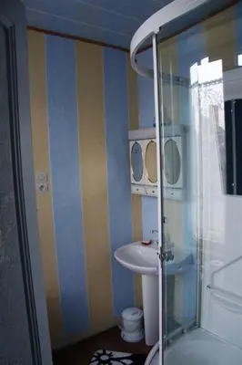 Salle de bains dans l'établissement Maryse et Jean-Pierre
