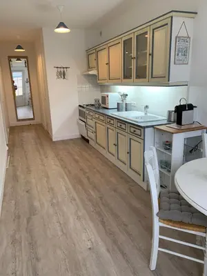 Cuisine ou kitchenette dans l'établissement VILLA CATHY
