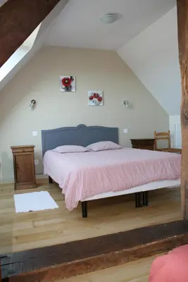 Un ou plusieurs lits dans un hébergement de l'établissement Le Petit Manoir - Jean Gédouin