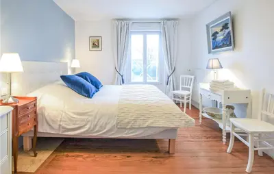Un ou plusieurs lits dans un hébergement de l'établissement Pet Friendly Home In Aurseulles