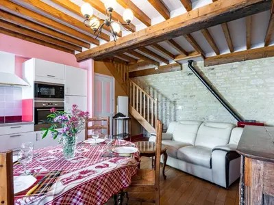 Cuisine ou kitchenette dans l'établissement Holiday Home Sténaïs by Interhome