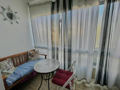 Un ou plusieurs lits dans un hébergement de l'établissement Appartement avec loggia - Proche centre et plage