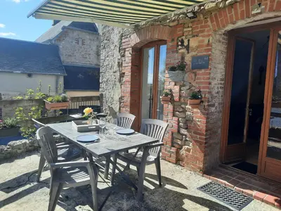 Terrasse ou espace extérieur de l'établissement Le clos des sources