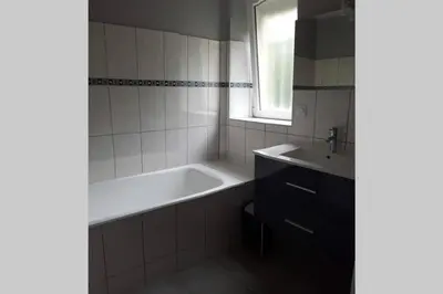 Salle de bains dans l'établissement Gîte de la Fouquetière