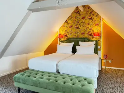 Un ou plusieurs lits dans un hébergement de l'établissement Le Tardif, Noble Guesthouse