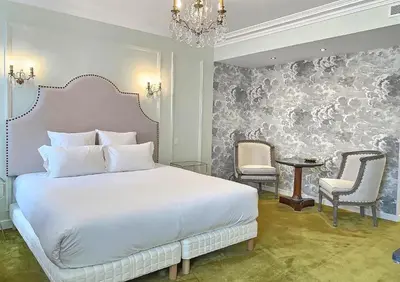 Un ou plusieurs lits dans un hébergement de l'établissement Le Tardif, Noble Guesthouse