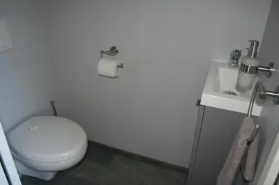 Salle de bains dans l'établissement A 20 kms du Mont St Michel, Charme à la campagne