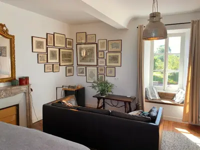 Coin salon dans l'établissement Le Vert Buisson