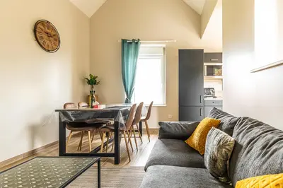 Coin salon dans l'établissement Les prairies du Mont -La vallée Saint Pierre
