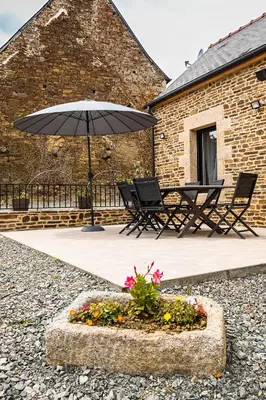 Terrasse ou espace extérieur de l'établissement Les prairies du Mont -La vallée Saint Pierre