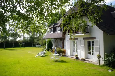 Jardin de l'établissement Bed and Breakfast Saultchevreuil