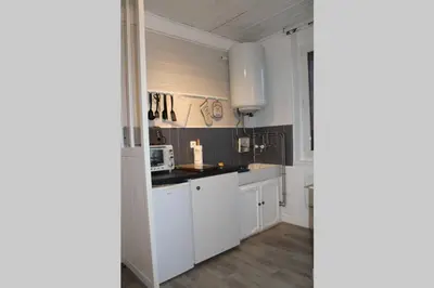 Cuisine ou kitchenette dans l'établissement Cabourg, Hypercentre, 2 pièces Cosy