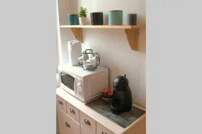 Cuisine ou kitchenette dans l'établissement Cabourg, Hypercentre, 2 pièces Cosy