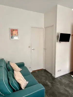 Télévision ou salle de divertissement dans l'établissement 17 Rue du Puits de la Place