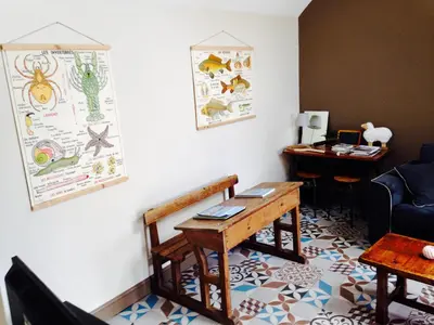 Coin salon dans l'établissement L'Etable