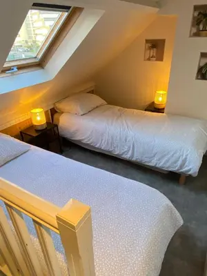 Un ou plusieurs lits dans un hébergement de l'établissement maison des résidences de la mer