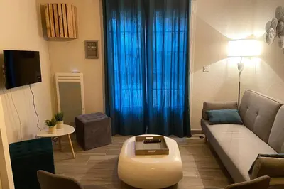 Coin salon dans l'établissement maison des résidences de la mer