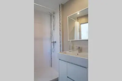 Salle de bains dans l'établissement Mon Port d'Attache