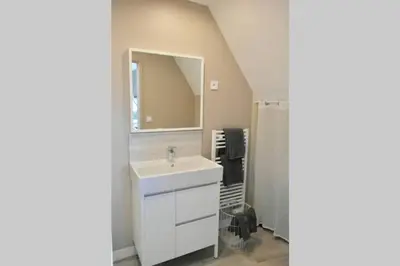 Salle de bains dans l'établissement Mon Port d'Attache