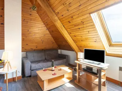 Télévision ou salle de divertissement dans l'établissement Studio Résidence du Port-1 by Interhome