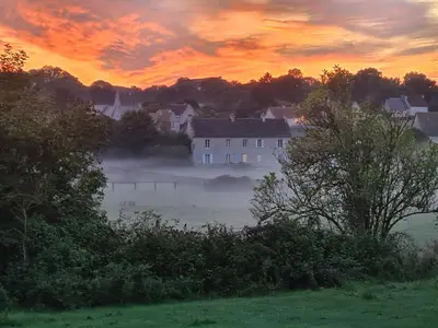 Paysage naturel près de la maison de vacances