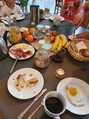 Nourriture dans le B&B/chambre d'hôtes ou à proximité