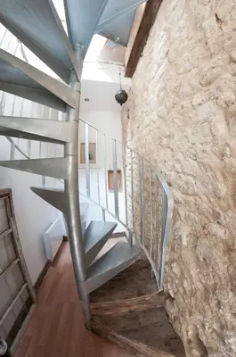 Un ou plusieurs lits dans un hébergement de l'établissement Logement cosy à proximité de Bayeux