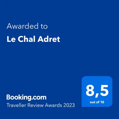 Certificat, récompense, panneau ou autre document affiché dans l'établissement Le Chal Adret