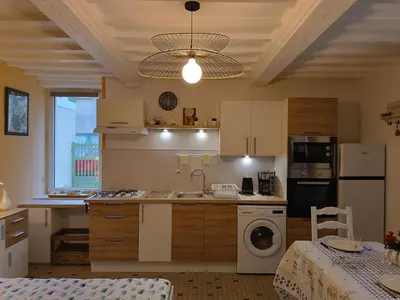 Cuisine ou kitchenette dans l'établissement Chez Gibus