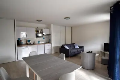 Cuisine ou kitchenette dans l'établissement Chez Patrick