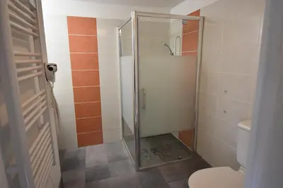 Salle de bains dans l'établissement Chez Patrick
