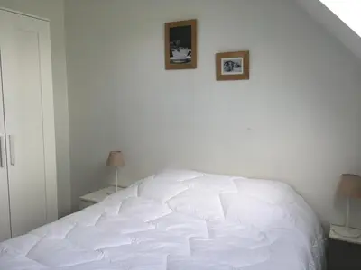 Un ou plusieurs lits dans un hébergement de l'établissement Cabourg, T2 parfait pour vous ! Proche plage et centre-ville, 2 à 4 pers.