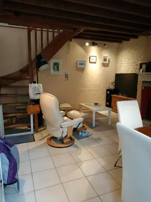 Coin salon dans l'établissement Maison de pêcheur