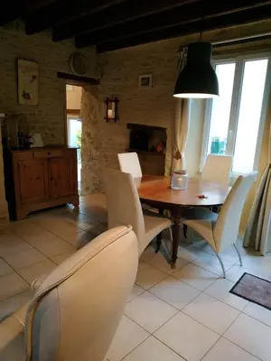 Coin salon dans l'établissement Maison de pêcheur