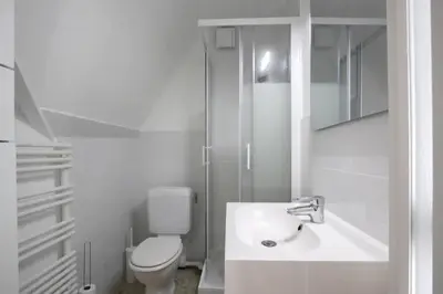 Salle de bains dans l'établissement Duplex Margareth Welkeys