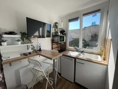 Cuisine ou kitchenette dans l'établissement Castle - Vue sur le château - Hypercentre