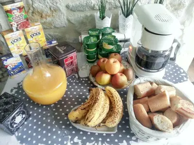 Nourriture dans la maison de vacances ou à proximité