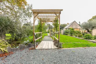 Jardin de l'établissement La Roulotte de la Trigalle