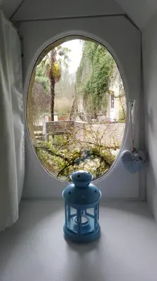 Jardin de l'établissement Le gîte du moulin de La Malposte