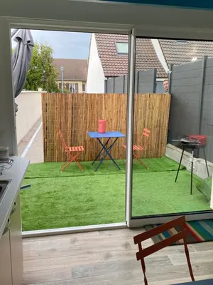 Terrasse ou espace extérieur de l'établissement Maisonnette de la mer