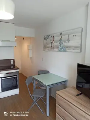 Cuisine ou kitchenette dans l'établissement MON CABOURG PLAGE