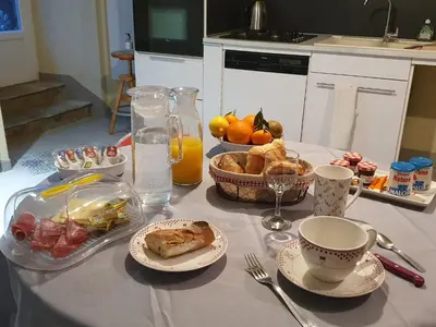 Nourriture dans la maison d'hôtes ou à proximité