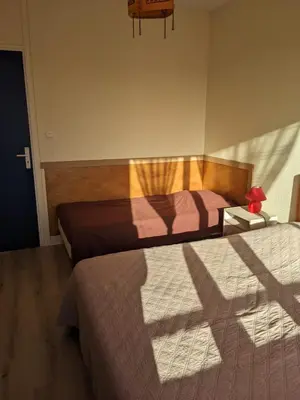 Un ou plusieurs lits dans un hébergement de l'établissement Maison centre de Barfleur